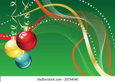 Christmas abstraction. Vector illustration for design.