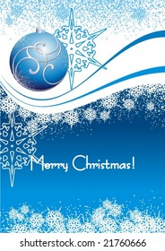 Christmas abstraction. Vector illustration for design.