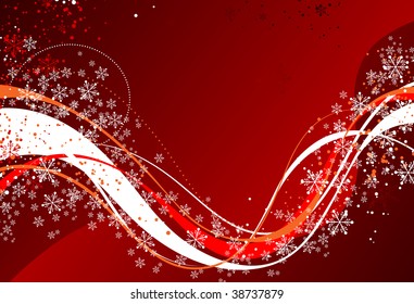 Christmas abstraction. Vector illustration for design