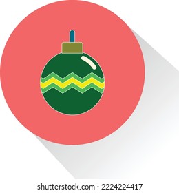 Christmas accessories, can be used for icons