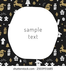 Navidades Accesorios Doodle Material del marco