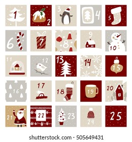 Christmas advent calendar