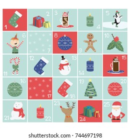 Christmas advent calendar