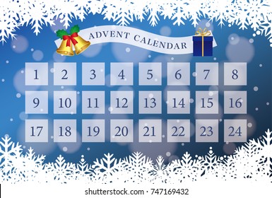 Christmas advent calendar