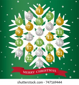 Christmas advent calendar