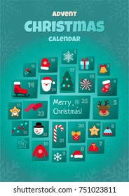 Christmas advent calendar