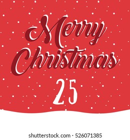 Christmas advent calendar set. Printable card