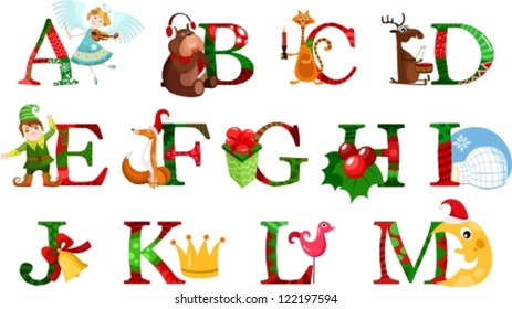 christmas alphabet