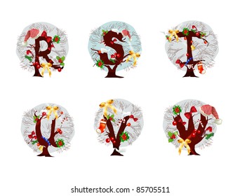 Christmas alphabet
