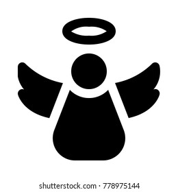 Christmas angel concept