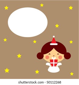 christmas angel greeting card