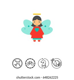 Christmas Angel Icon