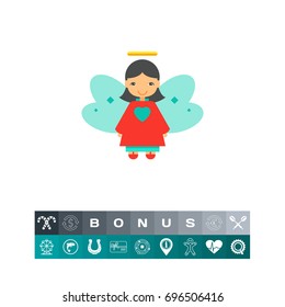 Christmas Angel Icon