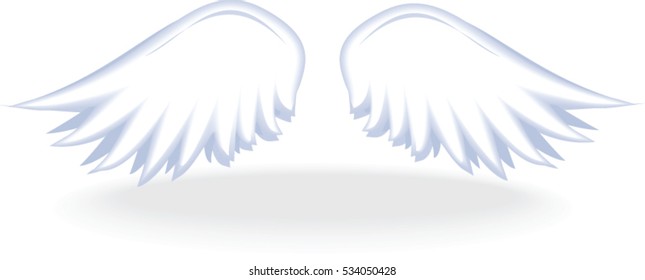 Christmas angel vector illustration
