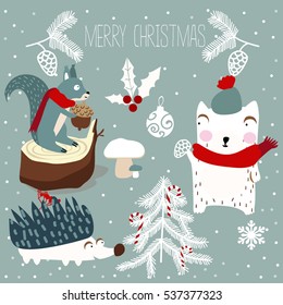 christmas animals