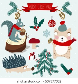 christmas animals