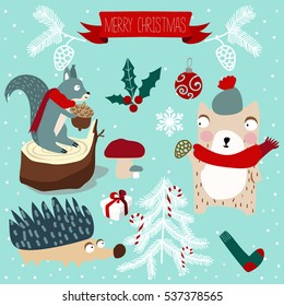 christmas animals