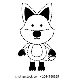 Christmas animals design. 