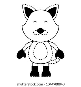 Christmas animals design. 