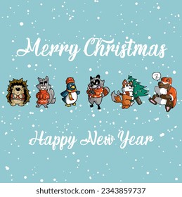 Christmas Animals. Animals Dressed for Christmas. Christmas Dog Sweater. Christmas Cat Sweater