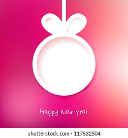 Christmas applique background. + EPS8 vector file