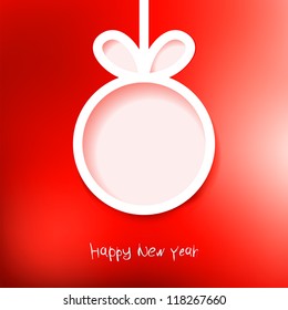 Christmas applique background. + EPS8 vector file