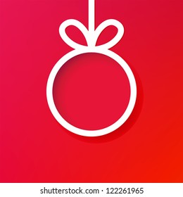 Christmas applique background. + EPS8 vector file
