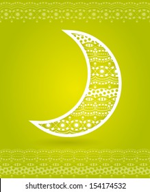 Christmas applique background. Vector illustration