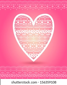 Christmas applique background. Vector illustration 