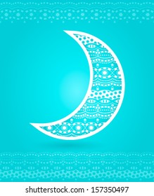 Christmas applique background. Vector illustration 