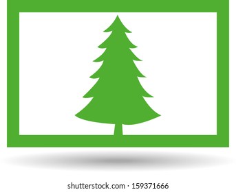 Christmas applique background. Vector illustration