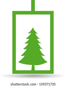 Christmas applique background. Vector illustration