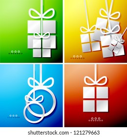 Christmas applique backgrounds
