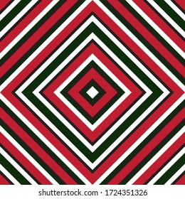 Navidad Argyle diagonal rayado fondo de patrón sin costura adecuado para textiles de moda, gráficos