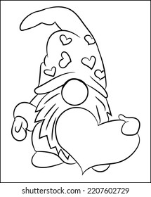 Christmas Art and Illustration coloring pages of Santa Claus, Tree, line drawn gingerbread houses, cookies, sweets and treats, snowman, New Year Gift Black and white cartoon illustration