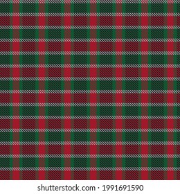 Christmas Asymmetric Plaid textured seamless pattern suitable for fashion textiles and graphics
