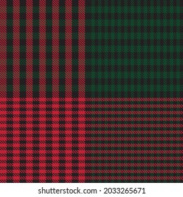 Christmas Asymmetric Plaid textured seamless pattern suitable for fashion textiles and graphics