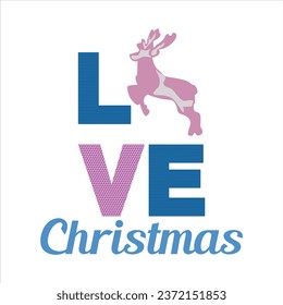 Christmas awesome 
typography t-shirt design. 