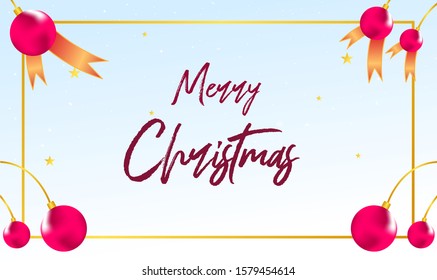 Christmas background with abstract decorative. Easy to use and customize to your media like greeting card , banner and more. Vector Illustration EPS 10