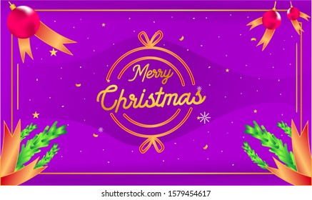 Christmas background with abstract decorative. Easy to use and customize to your media like greeting card , banner and more. Vector Illustration EPS 10