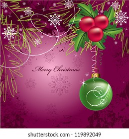 Christmas Background. Abstract Illustration.
