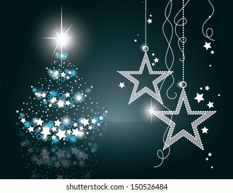 Christmas Background. Abstract Illustration.