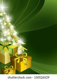 Christmas Background. Abstract Illustration.