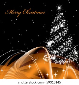 Christmas Background. Abstract illustration.