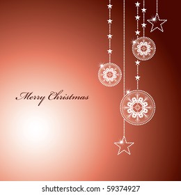 Christmas Background. Abstract Illustration.