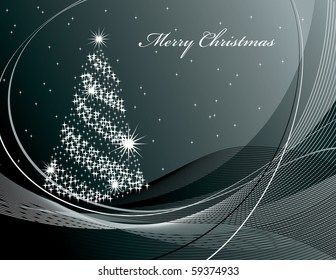 Christmas Background. Abstract Illustration.