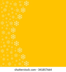 Christmas Background. Abstract Illustration in yellow pastel tones.