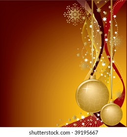 Christmas background, abstract vector