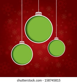 Christmas Background. Abstract Vector Design.