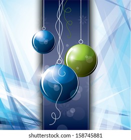 Christmas Background. Abstract Vector Design.
